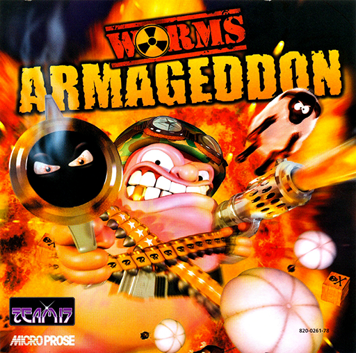 Worms Armageddon box art for Sega Dreamcast